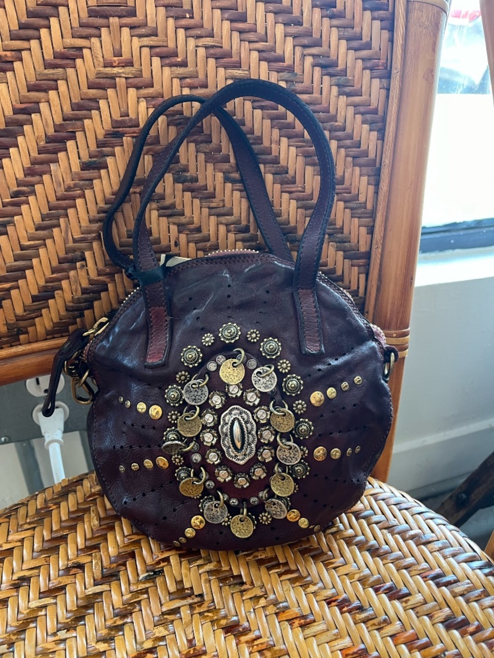 Campomaggi Embellished Purse in Vinaccia - Picture 4 of 4